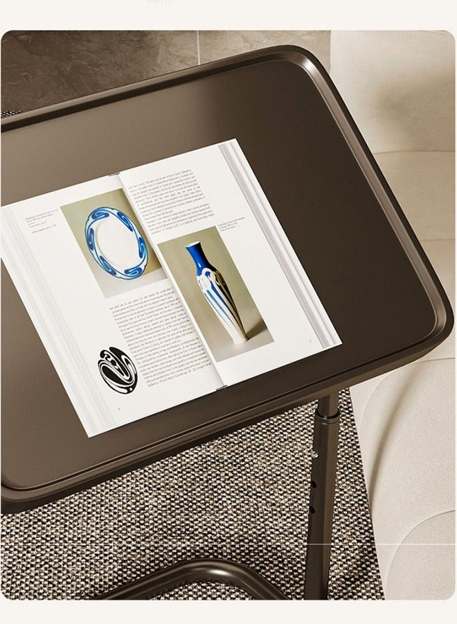 OASIS DESERT Magnetic Adjustable Computer Festival Notebook Table Wrought Iron Lifting Table Folding Table Students Write And Read Books Bjorghosen  - Image 2