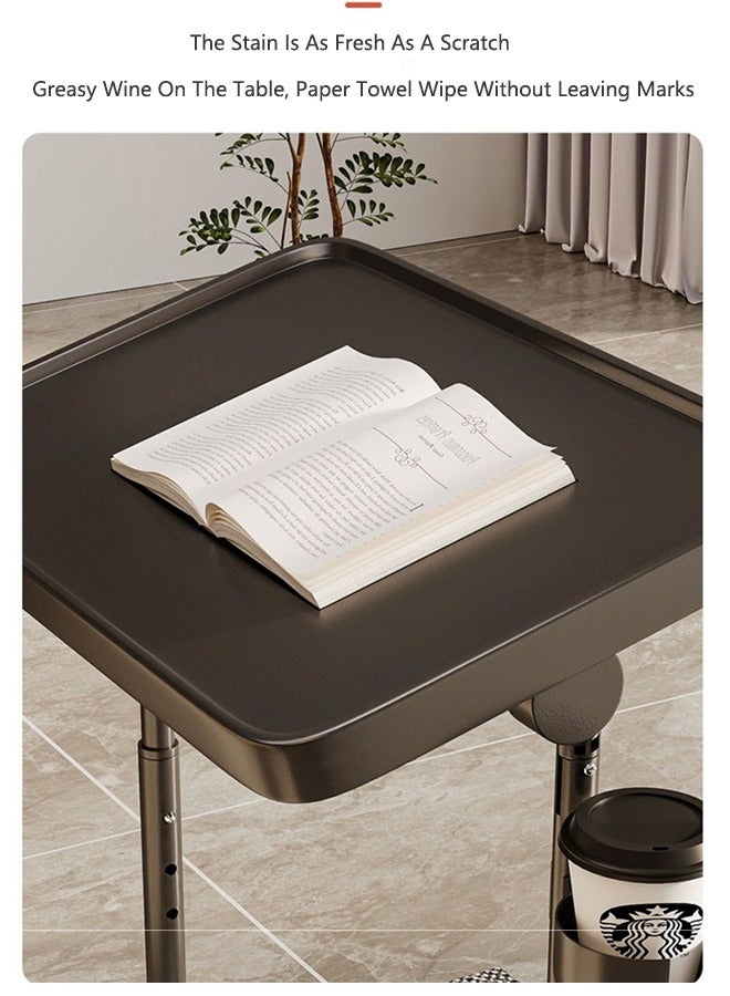 OASIS DESERT Magnetic Adjustable Computer Festival Notebook Table Wrought Iron Lifting Table Folding Table Students Write And Read Books Bjorghosen  - Image 4