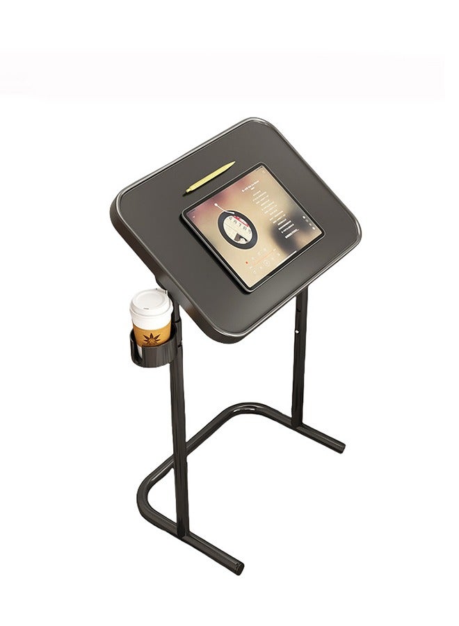 OASIS DESERT Magnetic Adjustable Computer Festival Notebook Table Wrought Iron Lifting Table Folding Table Students Write And Read Books Bjorghosen  - Image 1