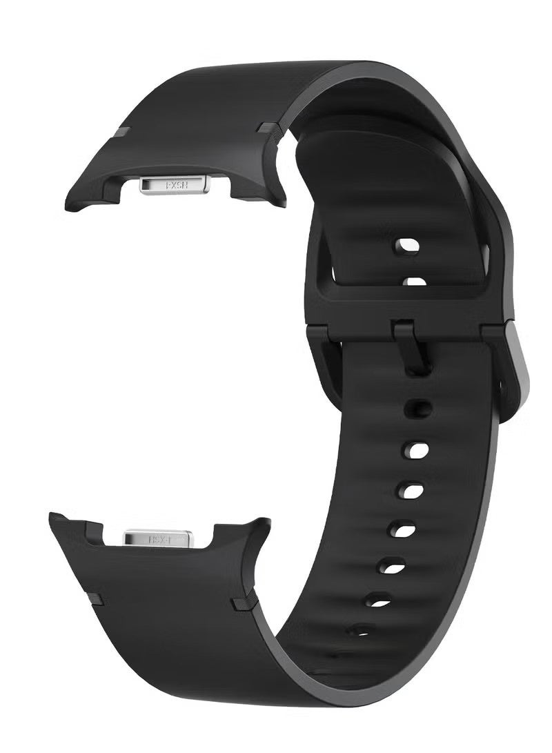 3PCS for Samsung Galaxy Watch8 40MM/44MM,Samsung Galaxy Watch8 Classic 46MM Silicone Sport Watch Strap Black/White/Grey - Image 2