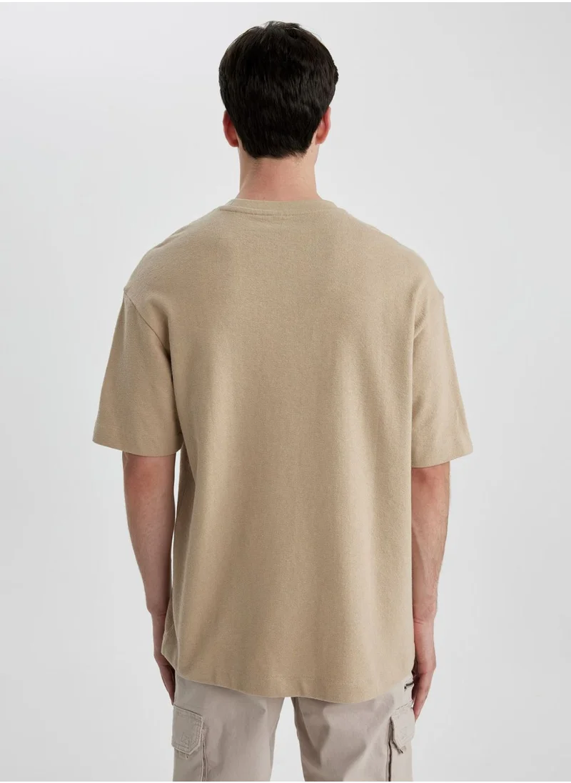 DeFacto Comfort Fit Crew Neck T-Shirt