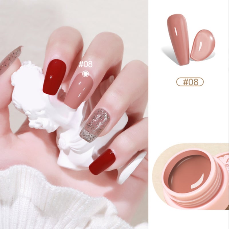 AYAY 5g Solid Cream Nail Glue Not Flowing Soft Smooth UV Lamp Drying Color Painting Drawing Gel - Image 1