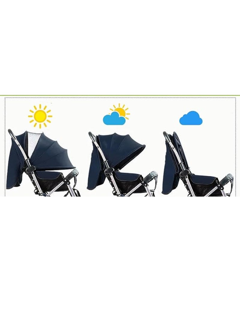 Comfortable and Lightweight Two-Way Stroller with Compact Folding and Multi-Position Umbrella Travel Stroller with Handle and Swivel Wheels - pzsku/Z411BA7B6C4C3922E87F8Z/45/_/1713787538/41831cda-a3df-44be-a301-3ace2a896bf2