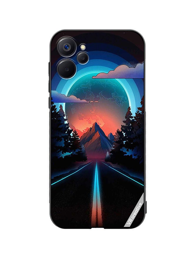 VR CREATIVE Protective Case Cover For Realme 9i 5G Road To Paradise Design Multicolour - Image 1
