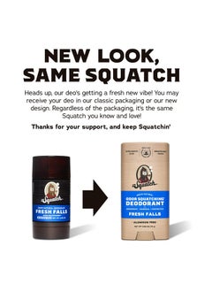 Dr. Squatch Dr. Squatch Natural Deodorant for Men 3 Pack Pine Tar - Odor-Squatching Men's Deodorant Aluminum Free (2.65 oz, 3 Pack)  - Image 2