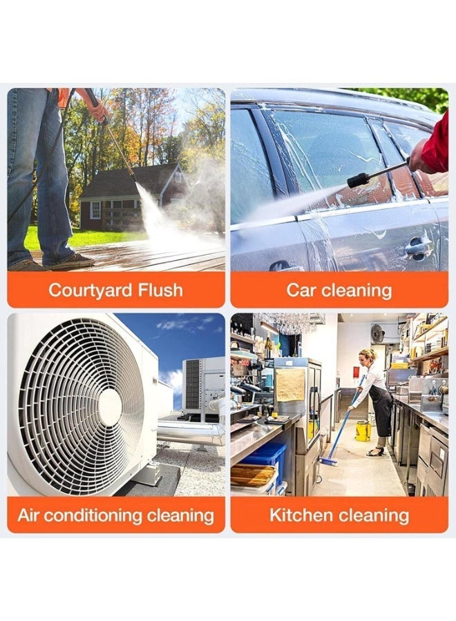 Portable High Pressure Water Gun,Rechargeable Cordless Pressure Washer With Tow 48V Lithium Battery, 5 m Hose and 3 Nozzles, Portable Washer Gun or Electric Washing Gun for Washing Cars, Floors, Garden. - Image 3