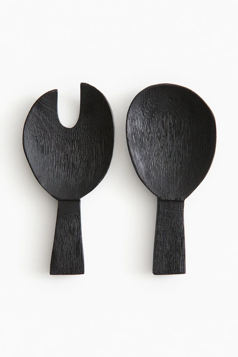 H&M Mango wood salad servers