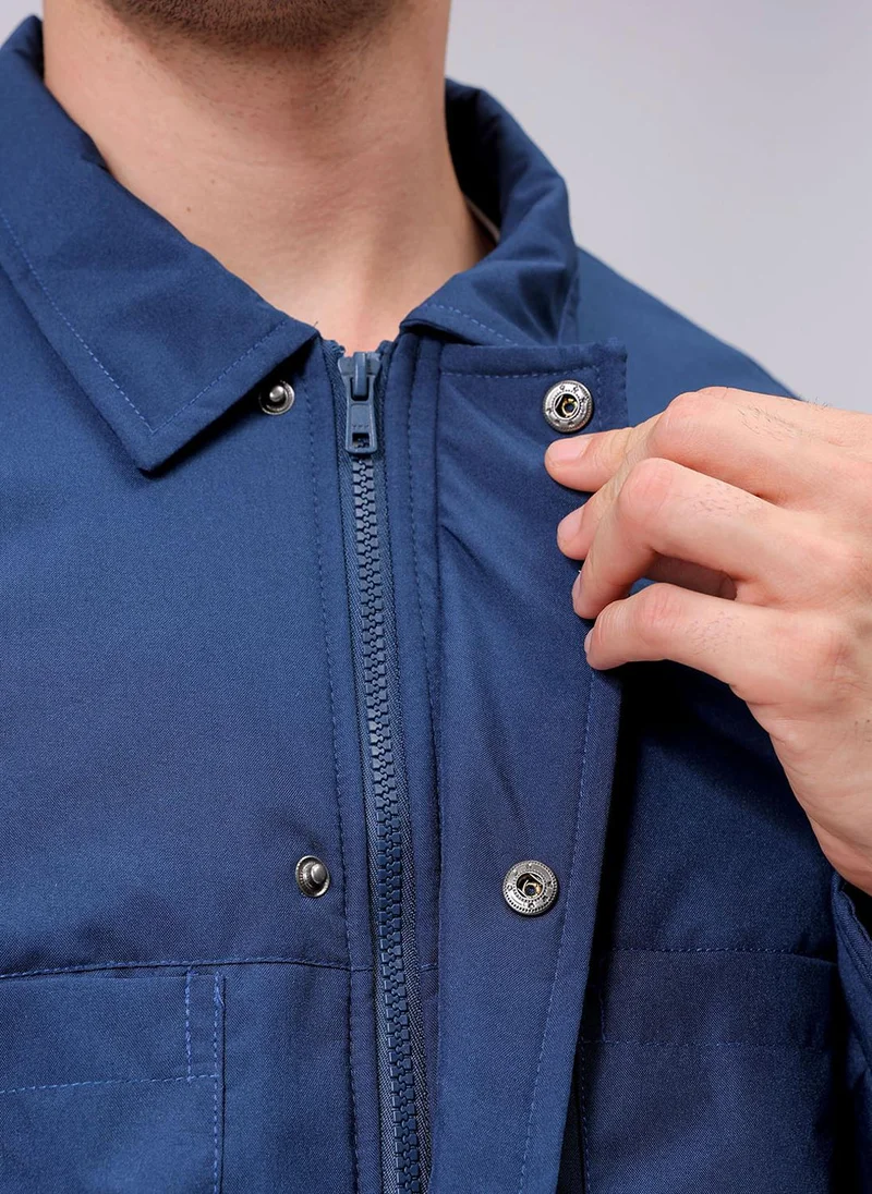 The Indian Garage Co Men Slim Fit Solid Puffer Jackets