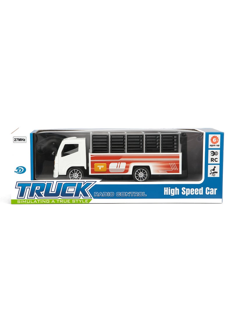 متجر 7 شاحنة تحكم عن بعد RC  للأطفال | تصميم واقعي محاكي | لعبة سيارة دينا| هدية مثالية للأولاد | تردد 27 ميجاهرتز | أبعاد 1:16 - Image 3