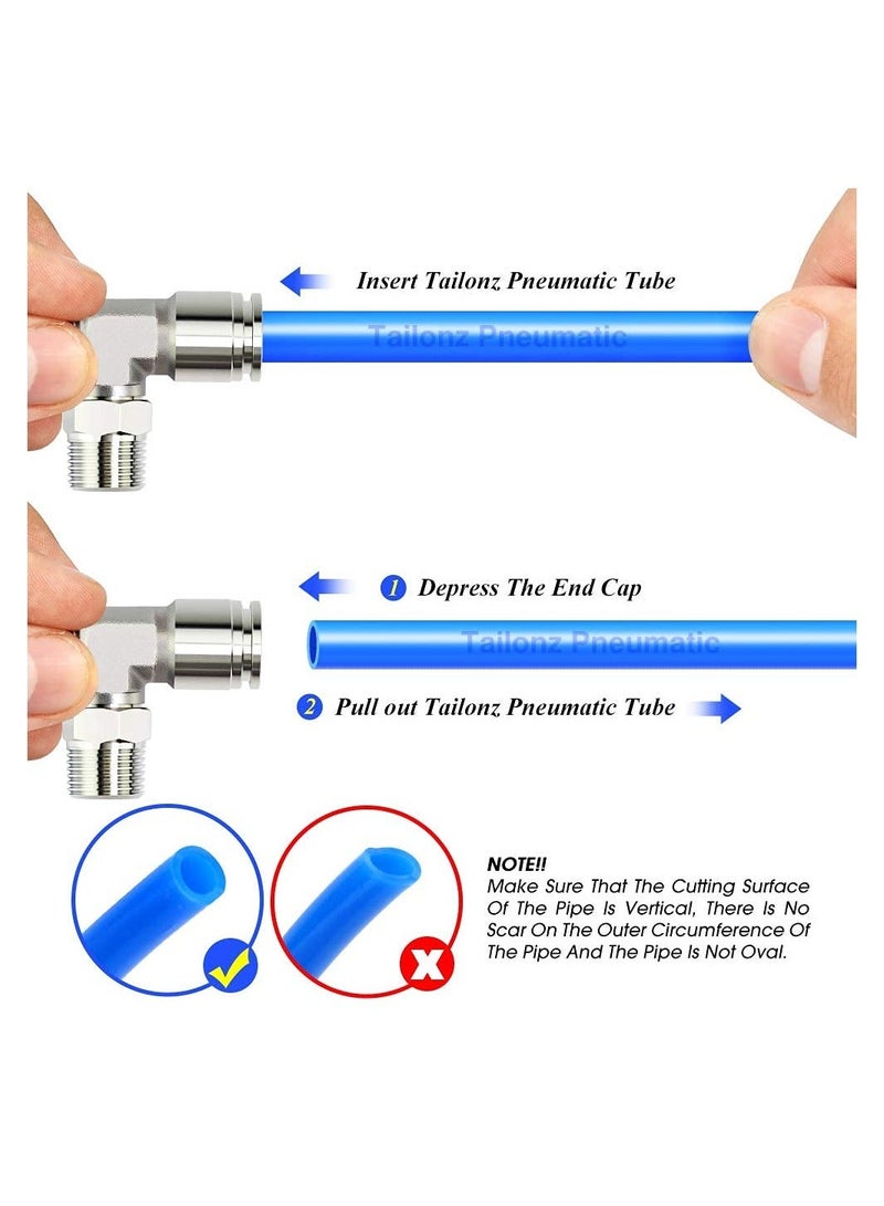 2pcs 304 Stainless Steel Pipe Male Elbow Fitting, - Image 4