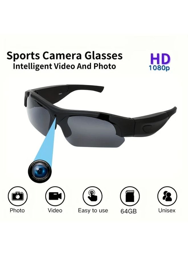 SM16 Smart Glasses 1080P HD Video Recorder With 32GB 64GB Memory Card Camera - Image 3