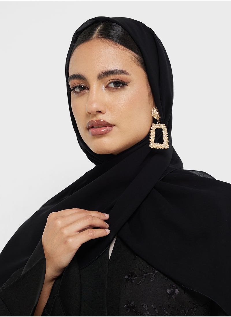 hayas closet Embellished Flared Sleeve Abaya  - Image 4