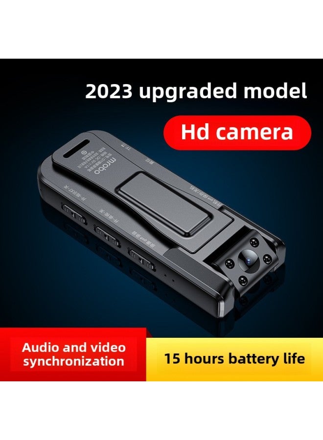 Generic Intelligent Night Vision Ultra-clear Recording And Camera Function All-in-one Machine Special Back Clip-on Video Recorder For Meetings And Classes-Body Color:128g  - Official Standard  - Image 1
