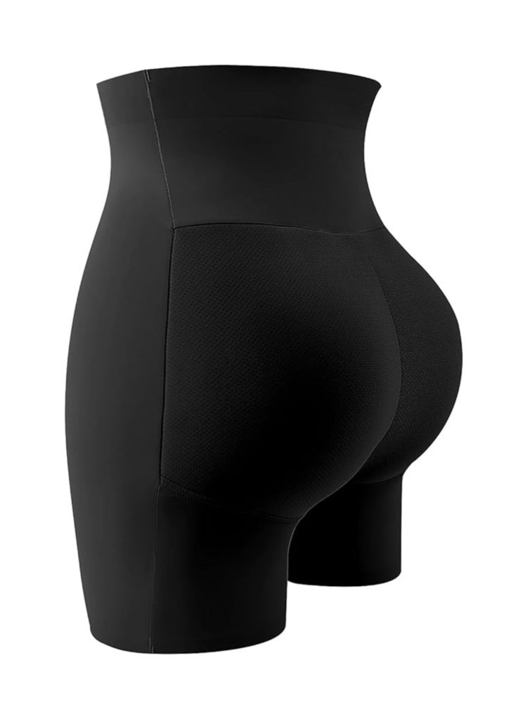 GUDOO Womens Padded Underwear Lifter Panties Seamless Shapewear Tummy Control High Waist Hip Pads Enhancer Shorts  M - Image 1