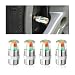 NYTKL 4PCS Tire Pressure Monitor Valve Stem Caps 24 Bar 36PSI Pressure Monitor Stem Covers with 3Color Eye Alert Easy to Read Sensor Indicator Tire Valve Cap for Most Car Truck SUV Silver - Image 2