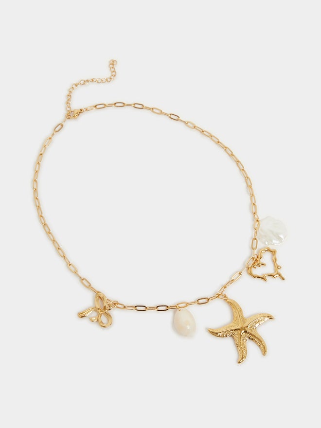 Styli Styli Sea Charm Link Necklace with Lobster Clasp  - Image 2