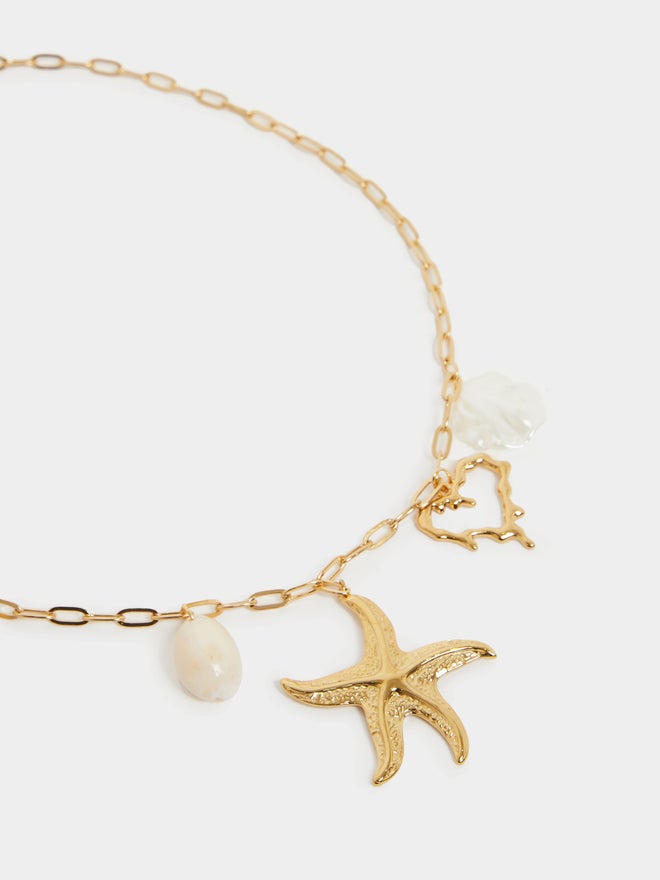 Styli Styli Sea Charm Link Necklace with Lobster Clasp  - Image 3