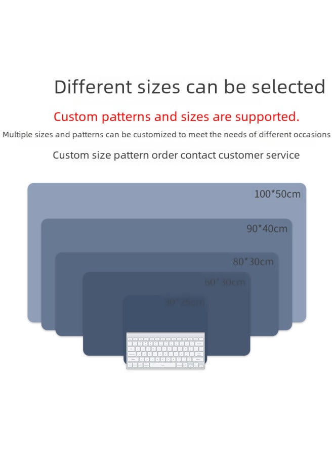 Mouse Pad Large National Style Landscape College Student Table Mat Game Special Keyboard Pad Men's And Women's Computer Office Mouse Pad-Color:800*300*2-Pattern:TU-705 [Morning]]  - Image 4