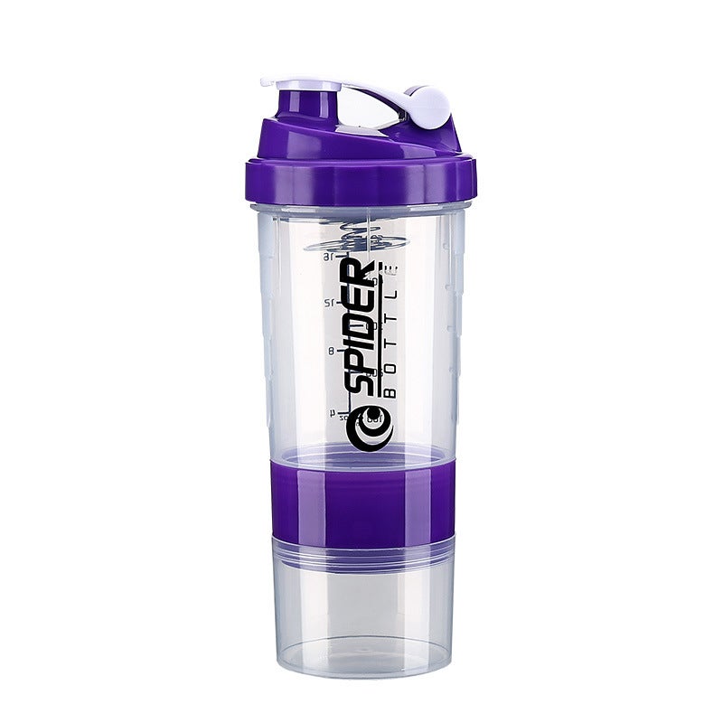 YL 3-Layer Protein Shaker Cup, 550ml, Eco-Friendly Fitness Bottle with  Logo - Image 1