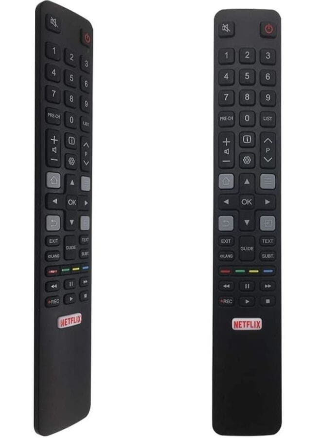 Remote Control For Tcl 4K Screen Black