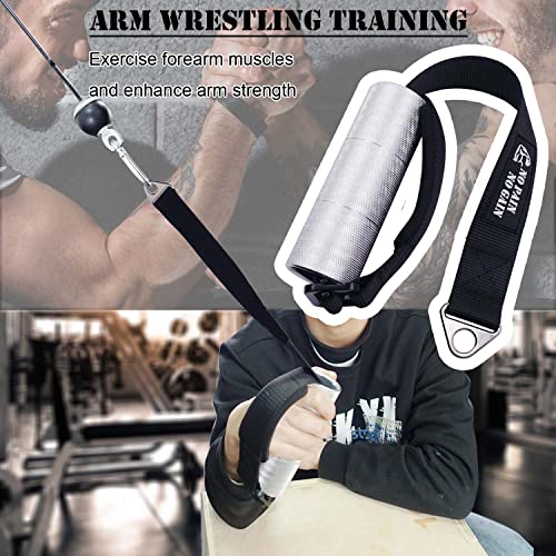 Lights Mountain Arm Wrestling Exercise Handle Φ2in Grip - Wrist and Forearm Exerciser Pulldown Triceps Rope Workout - Image 4