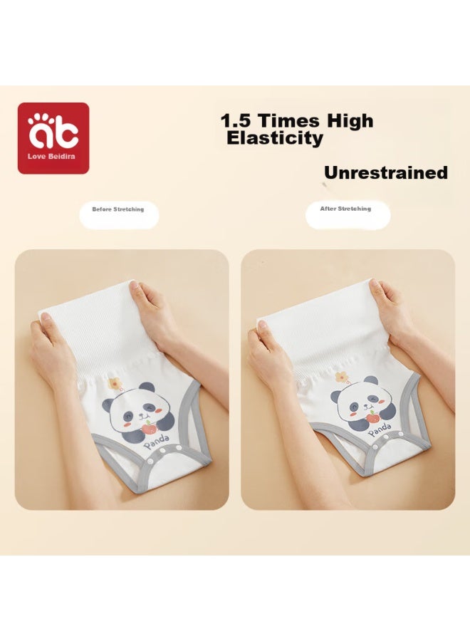 Aibedila Baby Belly Wrap, Newborn High-waist Double-layer Umbilical Protection, Infant Cold Prevention And Warmth Aid, 2 Pieces, Size 73, Panda - Image 3