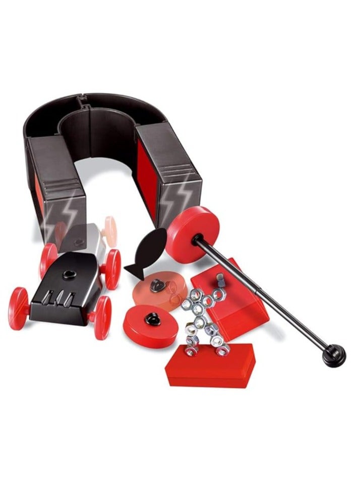 4M KidzLabs Magnet Science Kit – Perform 10 Magnetic Experiments & Build Fun Gadgets | Hands-On STEM Physics Kit for Kids Ages 8+ | 00-03291 - Image 2