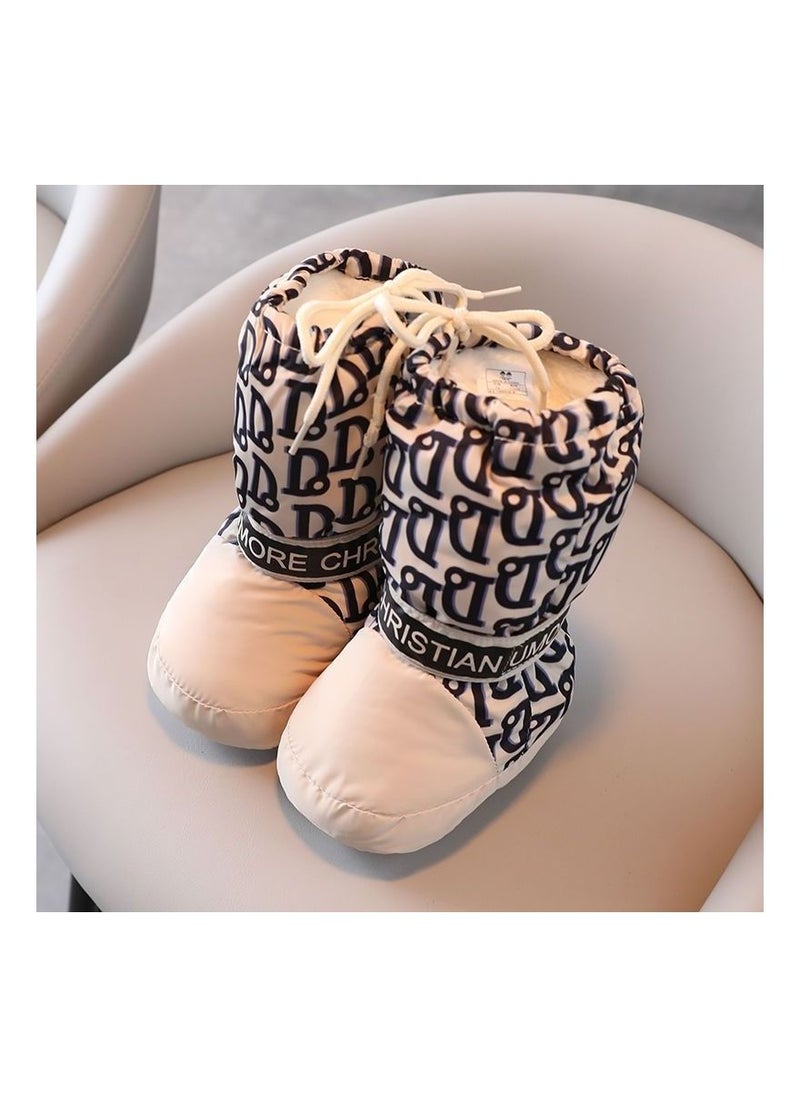 Loquat Suitable For Baby Warm And Comfortable Cotton Shoes 