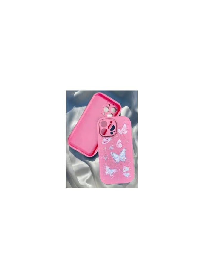 CATANES iPhone 14 Pro Max Case Cover Cartoon Case Unique Design for Women Girls with Camera Lens Protection P05 - Image 1