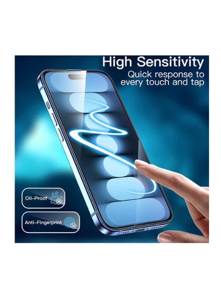 Portal AI 5D Tempered Glass, HD Clarity, Full Glue, Bubble Free, Drop Protection, Anti-Scratch, Full Coverage Screen Protector for iPhone 16 Pro Max - Image 4