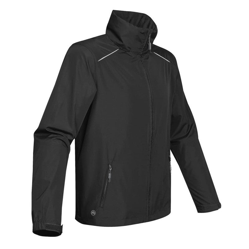 Stormtech Nautilus Performance Shell Lightweight Wind & Rain Jacket for Men, Packs into Its Own Pocket, Adjustable Hood & Hem, Reflective Trim – Ideal for Outdoor, Travel & Everyday (Black) - Image 3