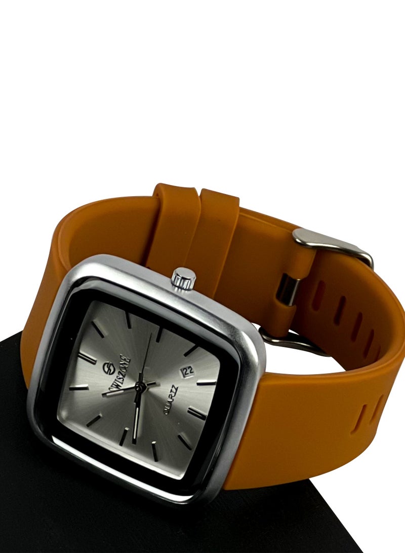 Luxury Men's Watch Havana Bracelet Silver Dial - Image 3