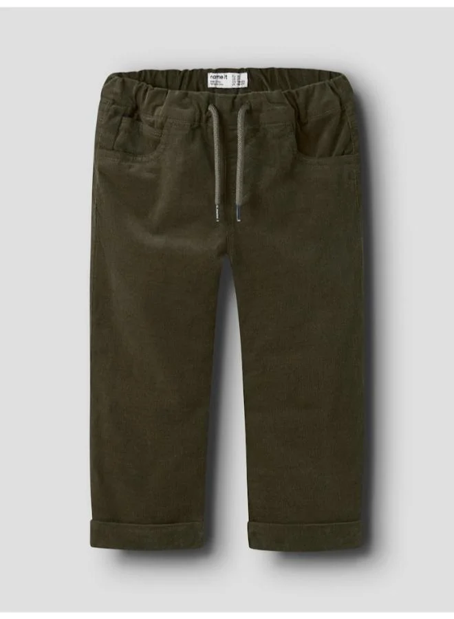 Kids Drawstring Denim Trousers