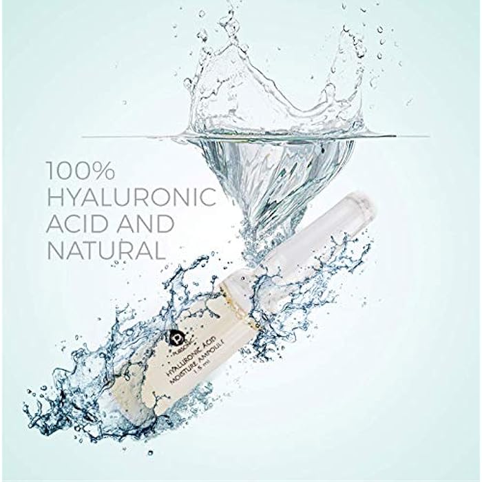 Pursonic 100% Hyaluronic Acid And Natural Moisturizing Serum Ampoule Set,Anti Aging Anti Wrinkle, 7 Day Treatment For All Skin Types - Image 5