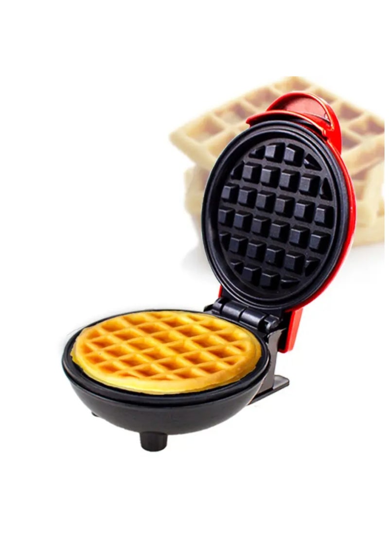Generic Mini Waffle Maker - Made With Premium Quality Plastic & Non-Stick Coating - Small Pancake Maker For Brownies, Cookies, Quesadillas, Calzones, Hash Browns, Grilled Cheeses, and Other Foods.  - Image 1