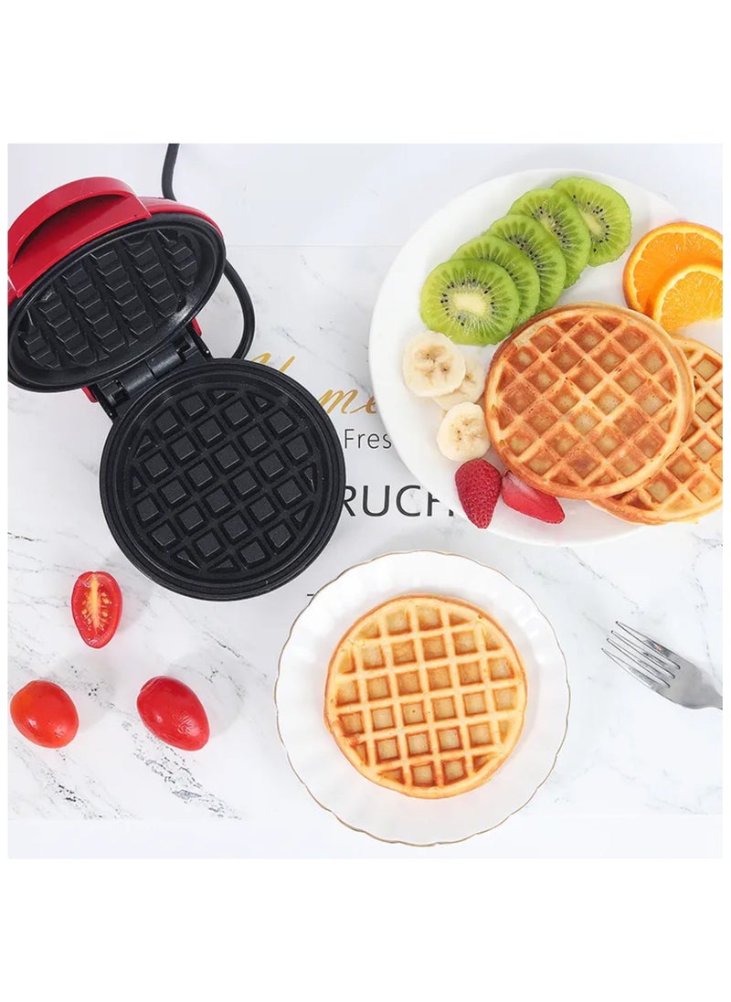 Generic Mini Waffle Maker - Made With Premium Quality Plastic & Non-Stick Coating - Small Pancake Maker For Brownies, Cookies, Quesadillas, Calzones, Hash Browns, Grilled Cheeses, and Other Foods.  - Image 2