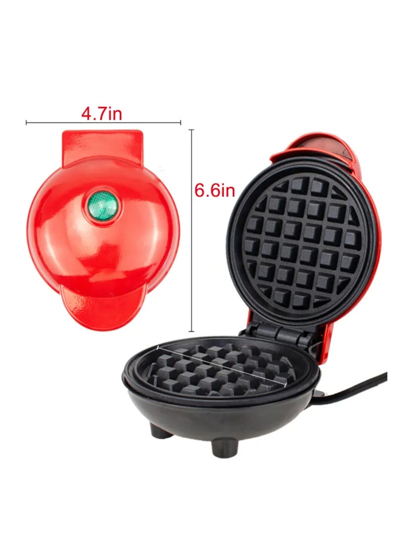 Generic Mini Waffle Maker - Made With Premium Quality Plastic & Non-Stick Coating - Small Pancake Maker For Brownies, Cookies, Quesadillas, Calzones, Hash Browns, Grilled Cheeses, and Other Foods.  - Image 3