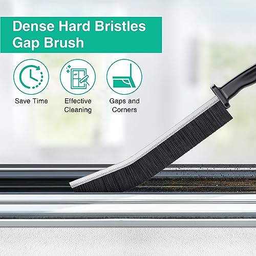 ANOEPUY 3Pcs Plastic Crevice Cleaning Brush,Gap Cleaning Brush,Hard Bristle Crevice Cleaning Brush,Bathroom Gap Cleaning Brush,Grout Cleaner Brush,Multifunctional Crevice Gap Brush Cleaning Brush Tool - Image 5