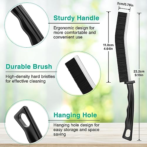 ANOEPUY 3Pcs Plastic Crevice Cleaning Brush,Gap Cleaning Brush,Hard Bristle Crevice Cleaning Brush,Bathroom Gap Cleaning Brush,Grout Cleaner Brush,Multifunctional Crevice Gap Brush Cleaning Brush Tool - Image 2
