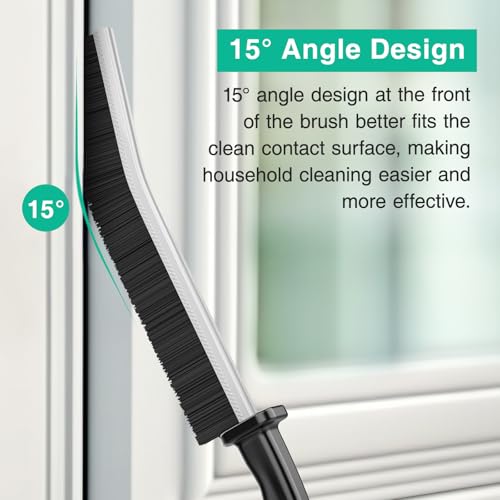 ANOEPUY 3Pcs Plastic Crevice Cleaning Brush,Gap Cleaning Brush,Hard Bristle Crevice Cleaning Brush,Bathroom Gap Cleaning Brush,Grout Cleaner Brush,Multifunctional Crevice Gap Brush Cleaning Brush Tool - Image 3
