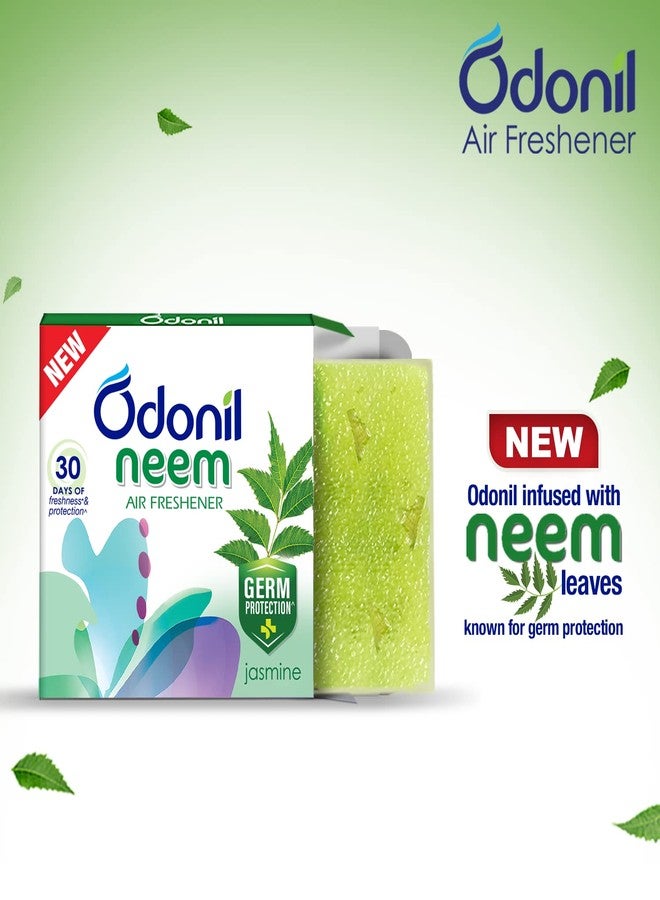 Odonil Bathroom Air Freshener Neem Mixed Fragrances Blocks 192g (48g, Pack of 4) - Image 4