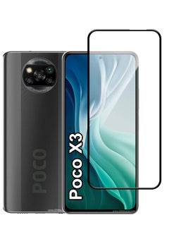Case Up Screen Protector For Xiaomi Poco X3  9H Hardness Tempered Glass Film, Bubble Free Easy Installation, Full Coverage, Anti Scratch And Touch Sensitive  - Image 1