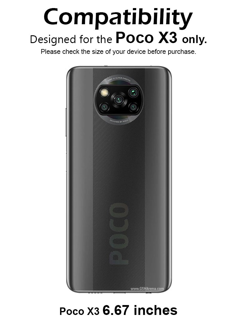 Case Up Screen Protector For Xiaomi Poco X3  9H Hardness Tempered Glass Film, Bubble Free Easy Installation, Full Coverage, Anti Scratch And Touch Sensitive - Image 2