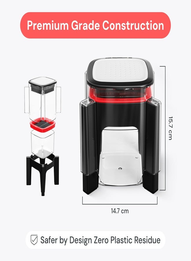 فل ستار قطاعة ومقشرة التفاح من فولستار - قطاعة فواكه 6.2 بوصة، 8 شرائح، قطاعة فراولة، تتضمن شفرتين، سهلة الاستخدام، مصنوعة من الفولاذ المقاوم للصدأ شديد التحمل، أداة موفرة للوقت لتحضير الوجبات - Image 5