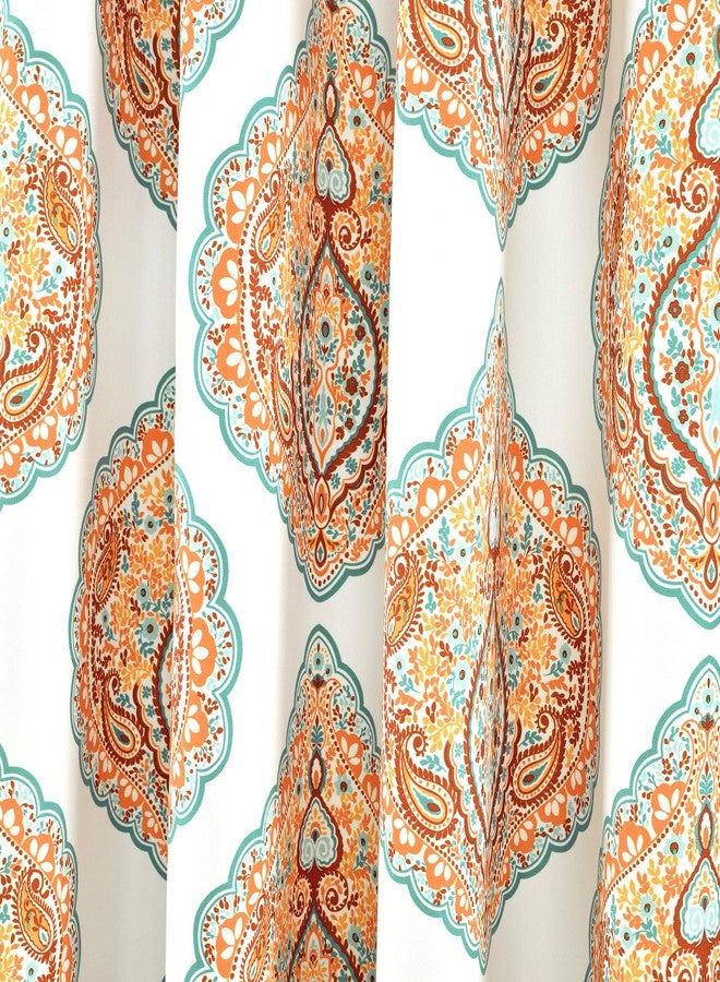 لاش ديكور ستائر نافذة من Lush Decor Harley لتصفية الضوء، زوج من الألواح، عرض 52 بوصة × طول 84 بوصة، لون برتقالي - ستائر بوهو لغرفة المعيشة - ستائر غرفة نوم بتصميم ماكسيمالي - Image 4