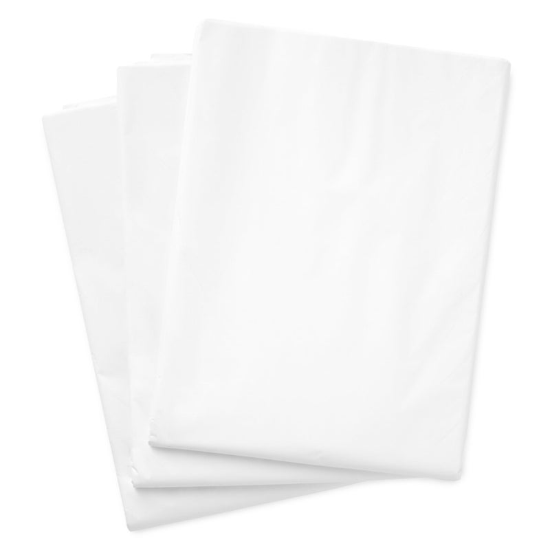 Hallmark Bulk White Tissue Paper (100 Sheets) for Birthdays  Christmas  Graduations  Gift Wrap  Crafts  DIY Paper Flowers  Tassel Garland  Gift Baskets - Image 1