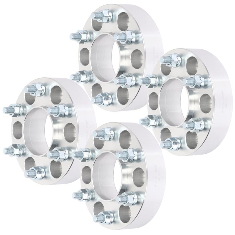 SCITOO 4X 6x5 to 6x5 Wheel Spacers Silver 12x15 781mm 15 fits for Trailblazer Wheel spacers for Envoy Wheel spacers 20022009