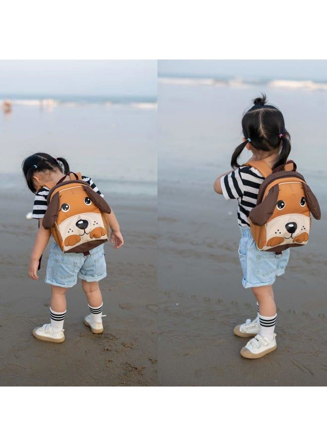 Yodo Playful Kids Pet Insulated Lunch Box Bag and Preschool Toddler Backpack, with Safety Harness Leash, for Boys and Girls, Multi Brown CA22198437-N - Image 2