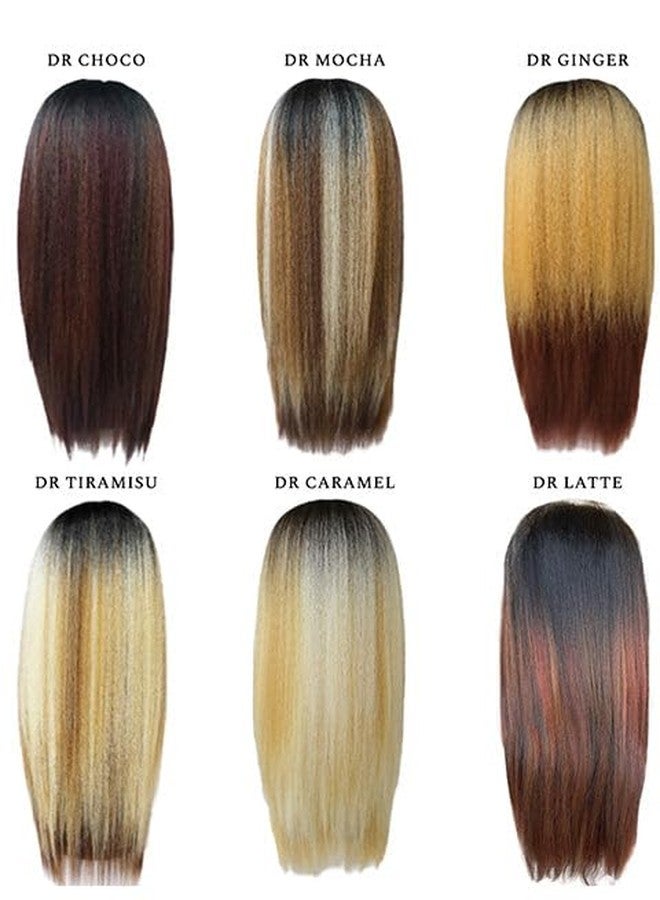Janet Collection MELT HD VEIL BANG 360 LACE 13X6 CERO WIG-DR LATTE - Image 4