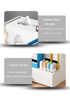 Kidle Desktop Book Organizer Shelf Multilayer Book Stand Office A4 Classification Data Rack Drawer Organizing File Rack Shelf  - Image 4